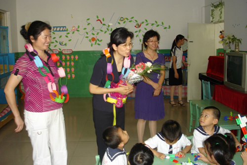 北京著名幼教专家蔡晓光老师鲁抗家园幼儿园家