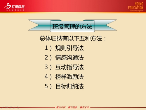 幼儿园班级管理