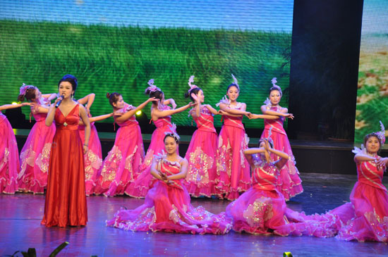 平舆县直第三幼儿园歌伴舞《阳光路上》 - 红缨