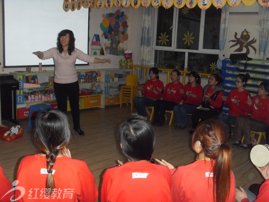红缨总部老师到加盟园指导工作