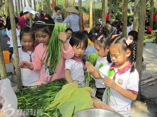 广西玉林红缨工会幼儿园组织秋游活动_连锁园