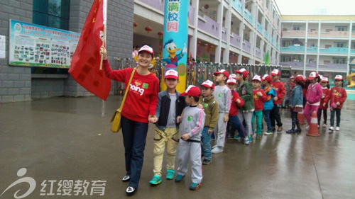 广西来宾红缨启慧幼儿园组织社会实践活动