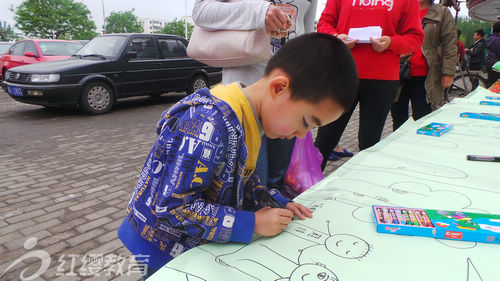 北京红缨直营天津英华幼儿园大型环保活动
