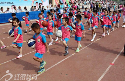 河北固安红缨小神龙幼儿园举办阳光体育运动会
