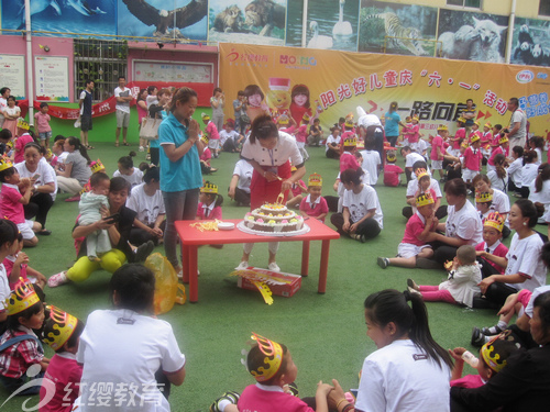 陕西红缨绥德第三幼儿园庆六一活动