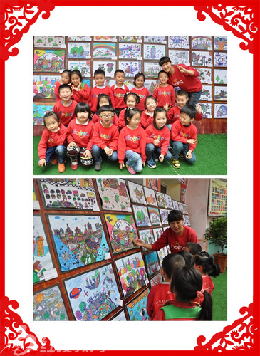 湖北利川红缨幼儿园举办第二届“红缨杯”美术画展