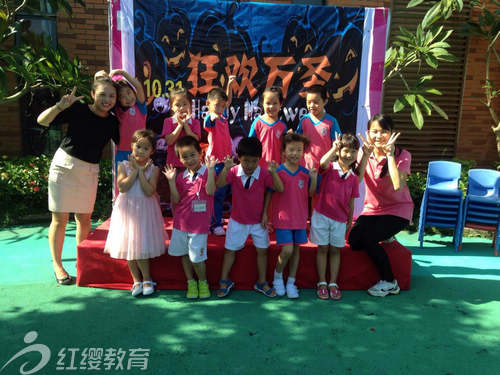 广东惠阳红缨东方幼儿园举办万圣节亲子活动 