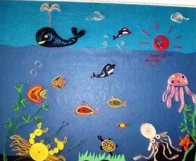 幼儿园主题墙—海底世界