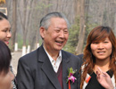 郭老与园长们亲切交谈