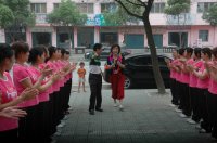 教师欢迎赵春荣老师来我园指导工作1