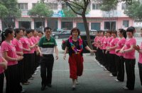 教师欢迎赵春荣老师来我园指导工作2